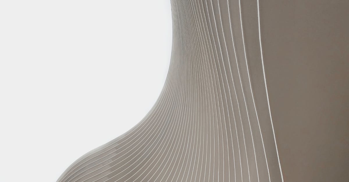 Modern abstract design with smooth curved architectural lines creating a visually striking pattern.